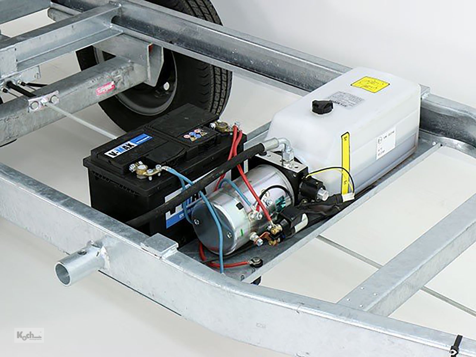 Anhänger des Typs Sonstige Heckkipper 150x250cm 1,3t|E-Pumpe|Gitter 60cm (Ki12312074So), Neumaschine in Winsen (Luhe) (Bild 9)